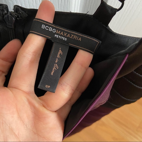 bcbg body con pleated mini cocktail dress - Picture 7 of 7